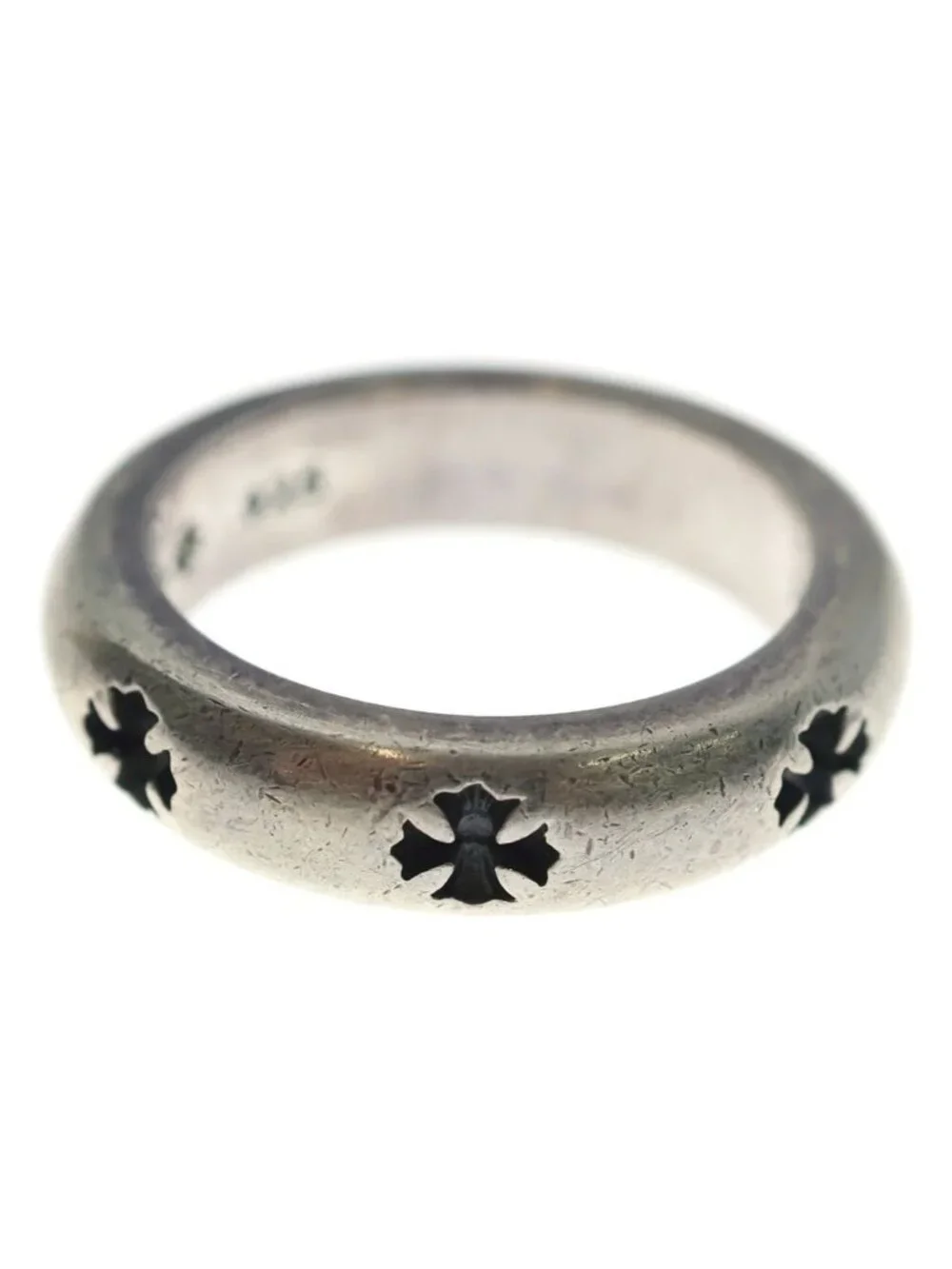 Chrome Hearts Negative CH Plus Ring Silver